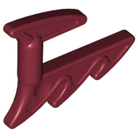 Minifigure, Weapon Blade with Bar Handle and Spikes