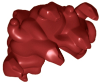 Minifigure, Hair Entwined Snakes Short