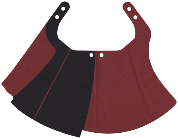 Cloth Skirt with 6 Holes and Black Pattern, Large Buildable Figures