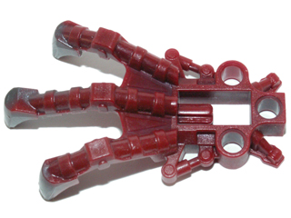 Bionicle Foot Piraka Clawed with Marbled Pearl Dark Gray Pattern