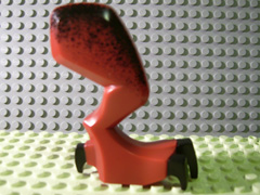 Dragon Leg (Fantasy Era) Right with Black Claws and Hip Pattern