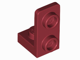 Bracket 1 x 1 - 1 x 2 Inverted : Part 73825 | BrickLink