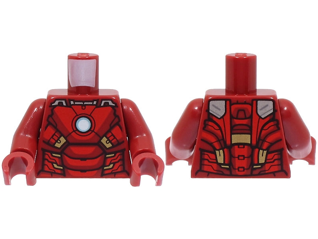 LEGO Iron Man with Circle on Chest without Ion Jet Minifigure