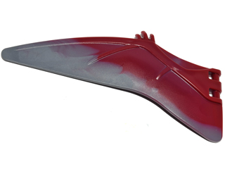 Dinosaur Wing Pteranodon - Left with Marbled Dark Bluish Gray Edge Pattern