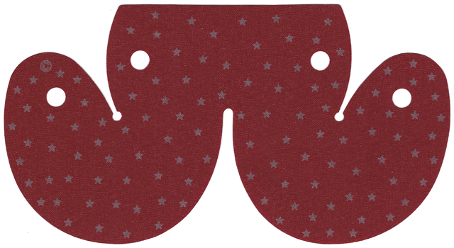 Cloth Bed Curtains with Dark Gray Stars Pattern