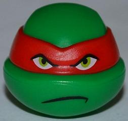 Minifigure, Head, Modified Ninja Turtle with Red Mask and Frown Pattern (Raphael)