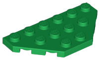 12 Lego Wedge Platten 3x6 neu-hellgrau NEU 2419 