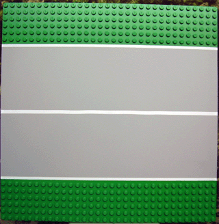 Baseplate, Road 32 x 32 6-Stud Straight with Plain Runway Pattern