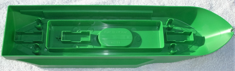 Boat, Hull Unitary 51 x 12 x 6 with Side Bulges, Base