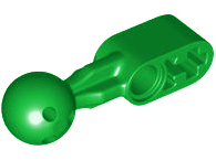 Technic, Liftarm, Modified Ball Joint Straight 1 x 2 with 6 Holes in Ball
