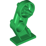Large Figure Leg Mechanical Right with Molded Black Rotation Joint Pin Pattern
