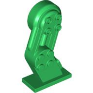 Large Figure Leg Mechanical Left with Molded Black Rotation Joint Pin Pattern