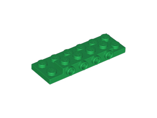 Modified 2 x 6 x 2//3 with 4 Studs on Side 87609 LEGO Green Plate