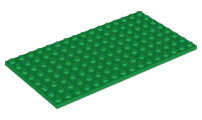 LEGO 92438 Bauplatte 8 x 16 Farbe Auswählbar