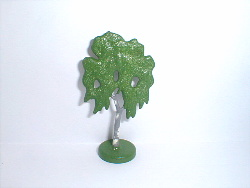 Plant, Tree Flat Fruit Painted with Hollow Base