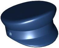 Minifigure, Headgear Cap, Captain