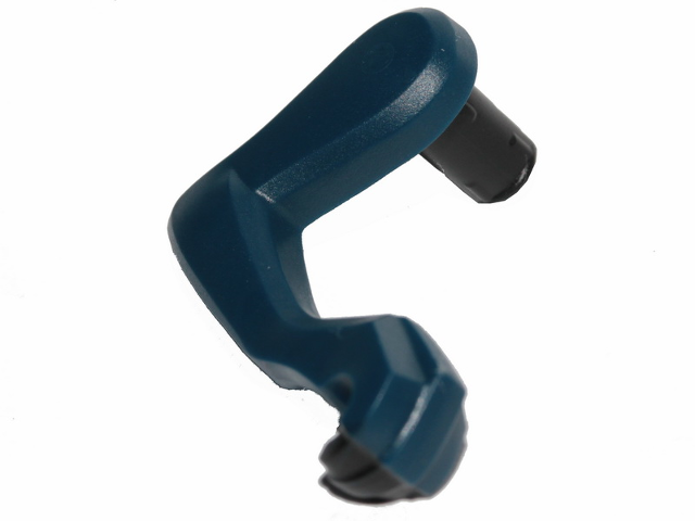 Dinosaur Leg Small (Front) Raptor Right with Black Pin and Black Claws Pattern