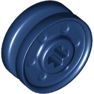 Wheel 18mm D. x  8mm with Fake Bolts and Shallow Spokes and Axle Hole