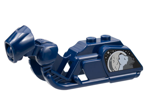 Motorcycle Fairing, Stuntz Touring Bike with Howling Wolf, Moon, and Stars Pattern