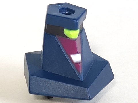 Large Figure Head Modified Ben 10 ChromaStone with Dark Purple Face Pattern