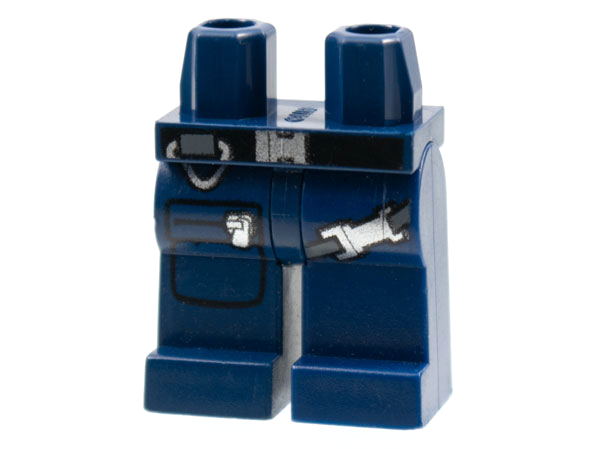 LEGO Minifigures - Lego USED - Dark Blue Hips and Legs with Gunbelt and ...