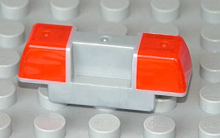 Duplo Siren with Trans-Neon Orange Lights