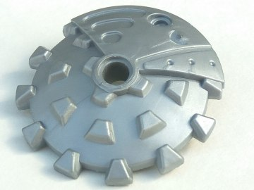 Bionicle Weapon 5 x 5 Shield with Saw Blade Studded