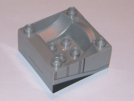 Duplo, Train Cab / Tender Base with Bottom Tube with Thomas & Friends Spencer Locomotive Pattern