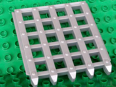 Duplo Door / Window Pane 1 x 6 x 7 Sliding Grille