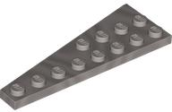 Wedge, Plate 8 x 3 Right in Metallic Silver