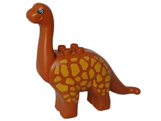 Duplo Dinosaur Brachiosaurus Adult with Yellow Spots Pattern