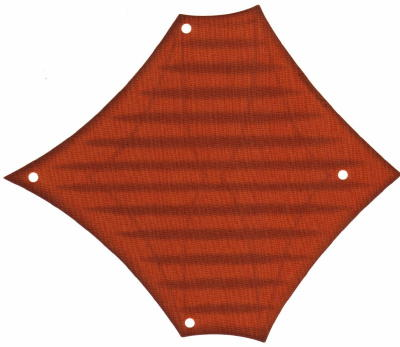 Cloth Sail 26 x 22 Jabba's Sail Barge with Brown Lines Pattern