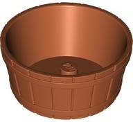 Container, Barrel Half Large with Axle Hole