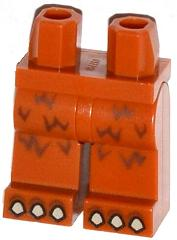 Hips and Legs with Fur and Tan Claws Pattern