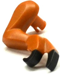 Dinosaur Leg Small (Front) Tyrannosaurus rex with Black Claws Pattern - Right