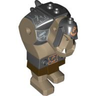 Body Giant, Fantasy Era Troll with Black Armor Pattern