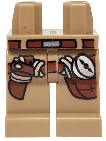 Hips and Legs with Gunbelt and Compass Pattern