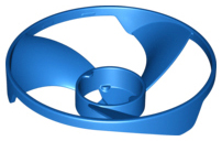 Propeller 3 Blade 13 Diameter (Ninjago Airjitzu Flyer Vortex Rotor)