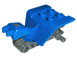 Tricycle Body Top with Dark Bluish Gray Chassis (30187 / 30188)