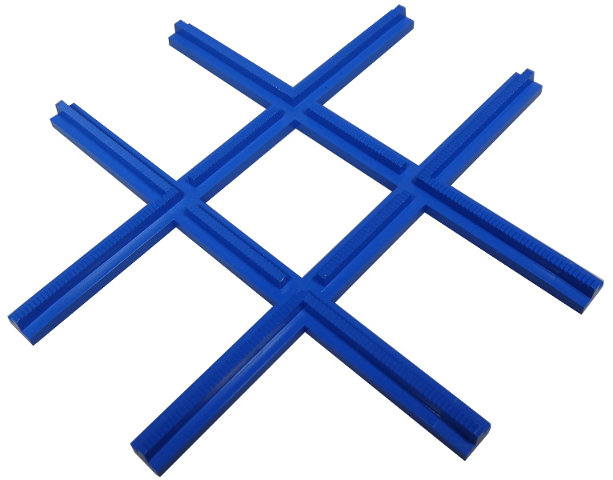 Train, Track 4.5V Crossing without Slots in Rails