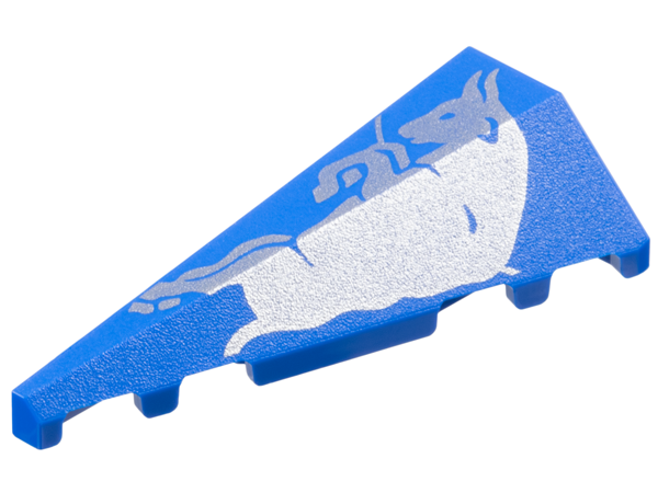 Wedge 5 x 2 Left with Silver Bull Pattern