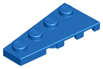 NEW ⭐️ 41769 41770 1x Pair LEGO Medium Azure Wedge Plate 4 x 2 Left Right 