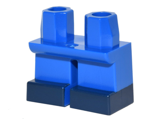 Legs Short with Dark Blue Feet Pattern