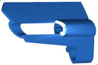 Technic, Panel Fairing #24 Small Short, Small Hole, Side B