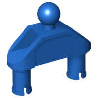 Technic, Pin Double Triangle 1 x 3 with Tow Ball