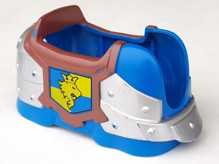 Duplo Animal Accessory Horse Barding with Lion and Crown Pattern