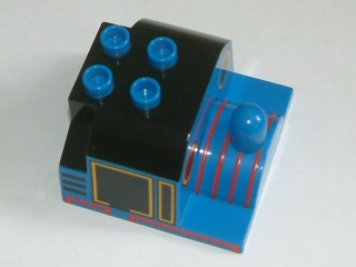 Duplo, Train Thomas & Friends Cab Top with Bunker and Tall Dome, Thomas Pattern