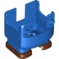 Large Figure Legs, Super Mario Overalls with Molded Reddish Brown Shoes Pattern (Regular Mario)