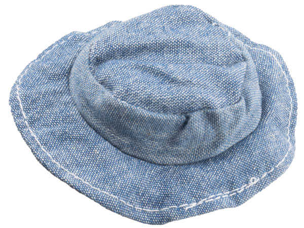 Duplo, Doll Cloth Hat with Brim Denim