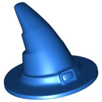 Lego 6131-1x witch hat/polybag headgear hat wizzard-blue-new 